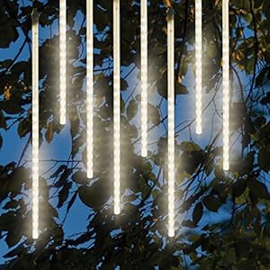 The Christmas Workshop Connectable Meteor Shower Christmas String Lights / Indoor Or Outdoor Christmas Decorations / 2…