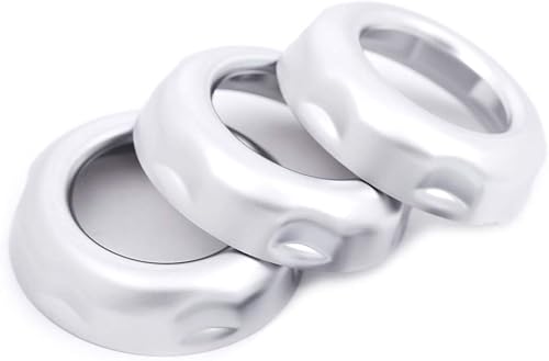 Miniatura 8 de YIWANG - 3 pomos cromados de volumen y aire acondicionado para Land Rover Freelander 2 2006-2012