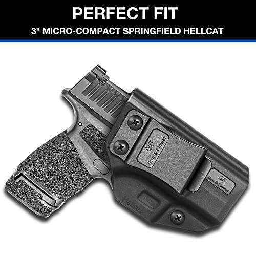 Iwb Holster Compatible With Hellcat 3" Micro-Compact, Inside Waistband Concealed Carry Polymer Holster For Hellcat 3" | Adjustable Retention&Cant, Handmade Kydex&Precision Molding Polymer Available #TOP4