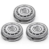 Philips Cabezales de afeitado Adecuado para Philips Serie RQxx 9000, funciona con Sensotouch 3D 1250, 1260, 1280, 1290 (1280XCC, 1290X, 1250XCC).