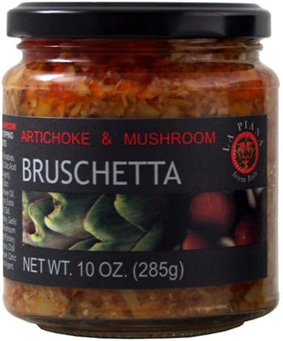 La Piana Artichoke and Mushroom Bruschetta, 10 Oz