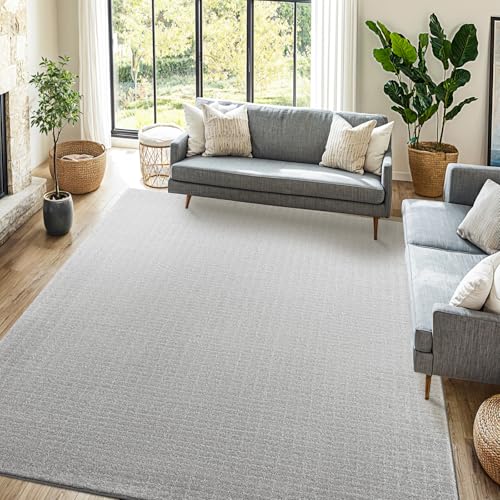 Shilucheng Wool Rug 4.7x7 Non-Slip, Blend 80% Wool and 20%