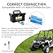 24V 12Ah Battery Replacement for Ride On Cars, with 2A Fast Charger, compatible with Dynacraft Realtree 24V UTVs, Extended Run Time & Lightweight