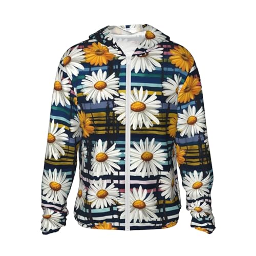Veste de plage UPF 50+ à motif marguerites pour vos balades