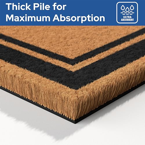 Barnyard Designs DMC-DBOR Natural Coco Coir Heavy Duty Backing Doormat thumb #6