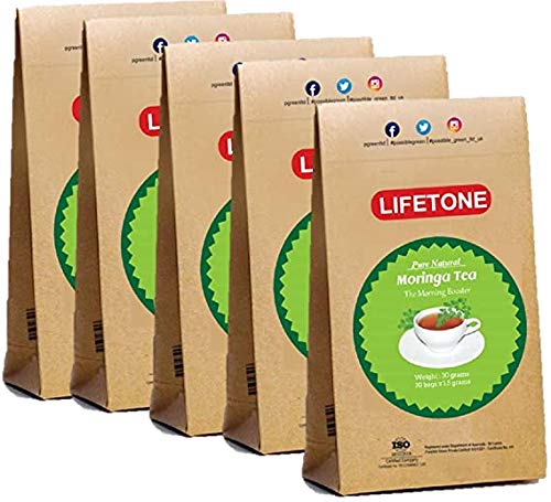 Té de Moringa, refuerzo de la mañana,100 bolsitas de té,200 g