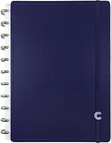 Caderno Inteligente, Grande, Intense Blue, 215x280 mm, 80 Folhas