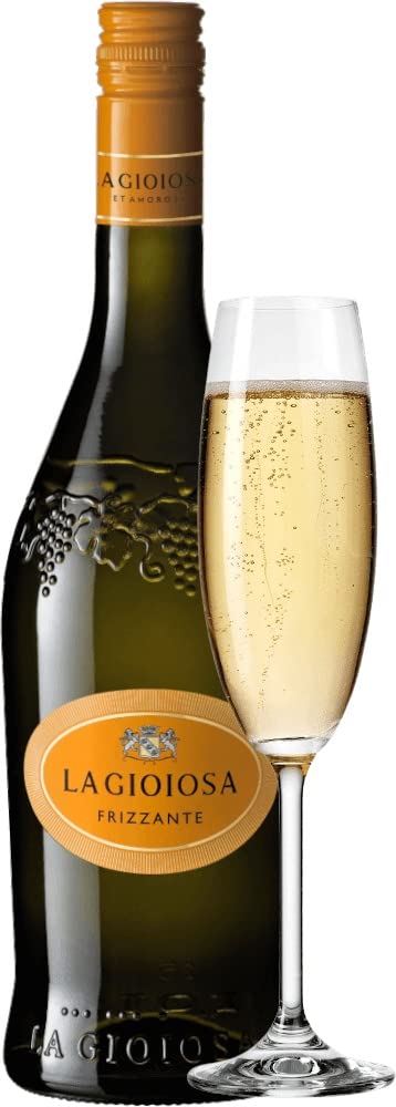 Bianco Frizzante La Gioiosa Perlwein 12 x 0,75l VINELLO - 12 x Weinpaket inkl. kostenlosem VINELLO.weinausgießer