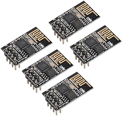 Stemedu ESP8266 ESP-01S Adapter WiFi Module Wireless Serial Transceiver with 4MB Flash DIP-8 3-6V for Arduino (Pack of 5PCS)