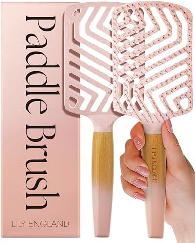 Luxury Hair Brush Gift Set By Lily England – 4-Piece Professional
