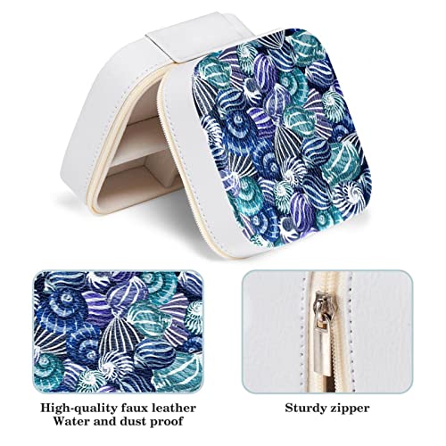 Boîte à bijoux pour femme filles conque colorée colliers - 5