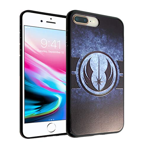 iPhone 8 Plus Case Star, IMAGITOUCH Anti-Scratch Shock Proof Case Soft Touch Slim Fit Flexible TPU Case Bumper Cover for iPhone 8Plus iPhone7 Plus -Star Jedi