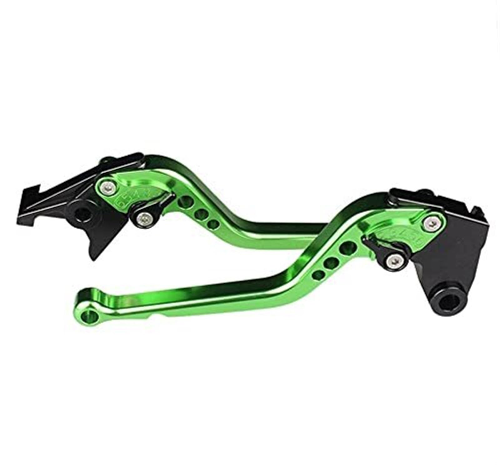 FLBZBLKASL Motorcycle Short Brake Clutch Levers CNC Pivot Brake Clutch Levers for Enfield 650 for Interceptor Aluminum Adjustable Motorcycle Lever Motorbike