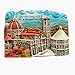 3D-Kühlschrankmagnet Florenz Toscana Italien, Souvenir, Geschenk, Heim- und Küchendekoration, Magnetaufkleber, Firenze Kühlschrankmagnet