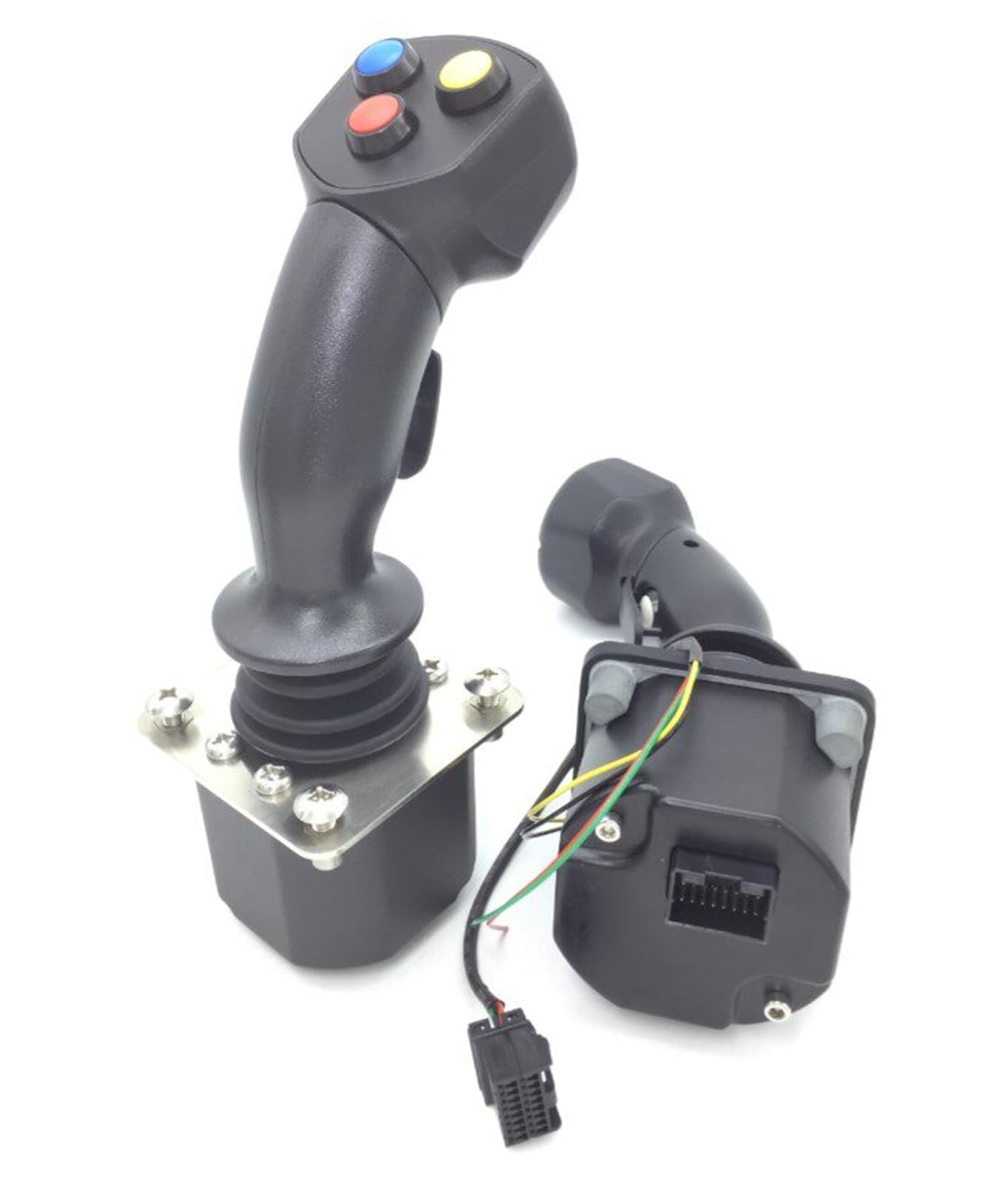 Joystick Joystick, Przycisk Ręczny SMC61A3, Opór Pchania W Jednej Osi, Bez Wyczucia Centralnego, Uchwyt Kołyskowy Sterownika, Obsługa Tramwaju,dla generatora obrazów(Output RS485,12V)