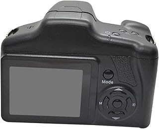 Gatuida Câmera Fotografica Câmera De Vídeo Profissional Câmera Digital 1080P Câmera Telefoto Zoom Câmera Filmadora Abs Preto 1080P Filmadora Digital