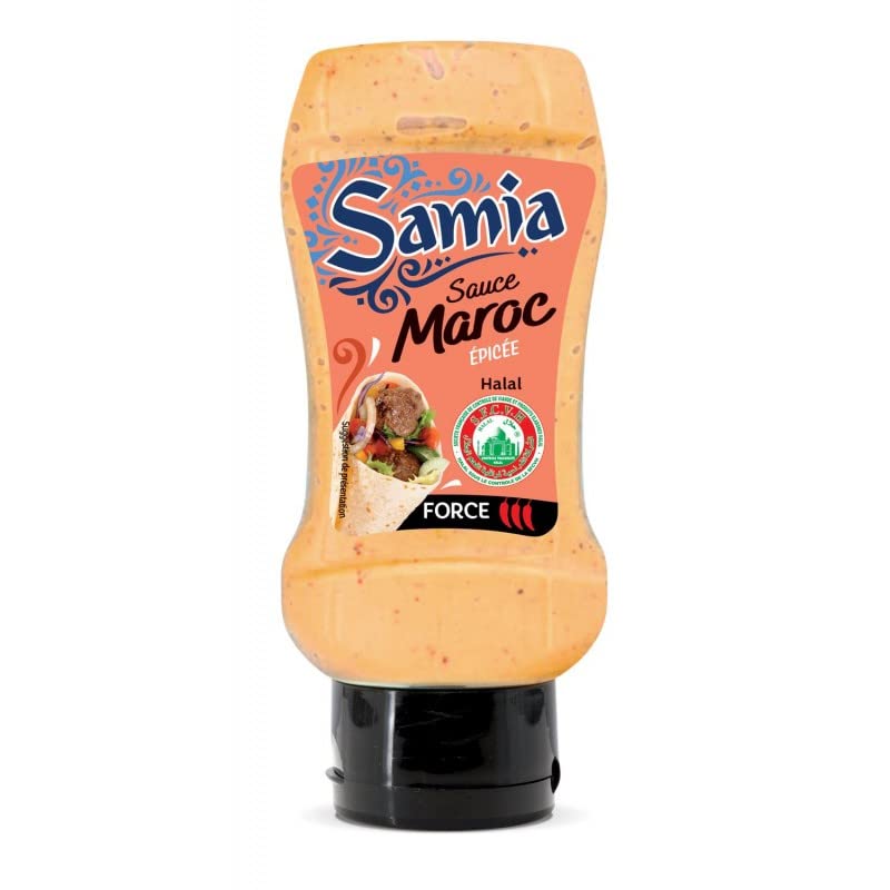 Découvrez la Saveur Authentique de la Cuisine Marocaine avec la Sauce Marocaine Samia 350ml - Épicerie Salée - Produit Oriental Exquis - Le Lot De 4