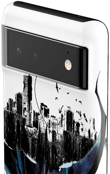 Skinit Pro Phone Case Compatible with Google Pixel 6 - Officially Licensed DC Comics Batman Black Mirror Cover #3 Design