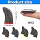 40 Stück Finger Sleeves Thumb Gaming Fingerschutz Finger Sleeve Touch Schweißhemmender Fingerabdeckung Atmungsaktive Screen Daumenhülle Sleeves Fingerbett Sleeve Daumenhülsen für Mobilgerät