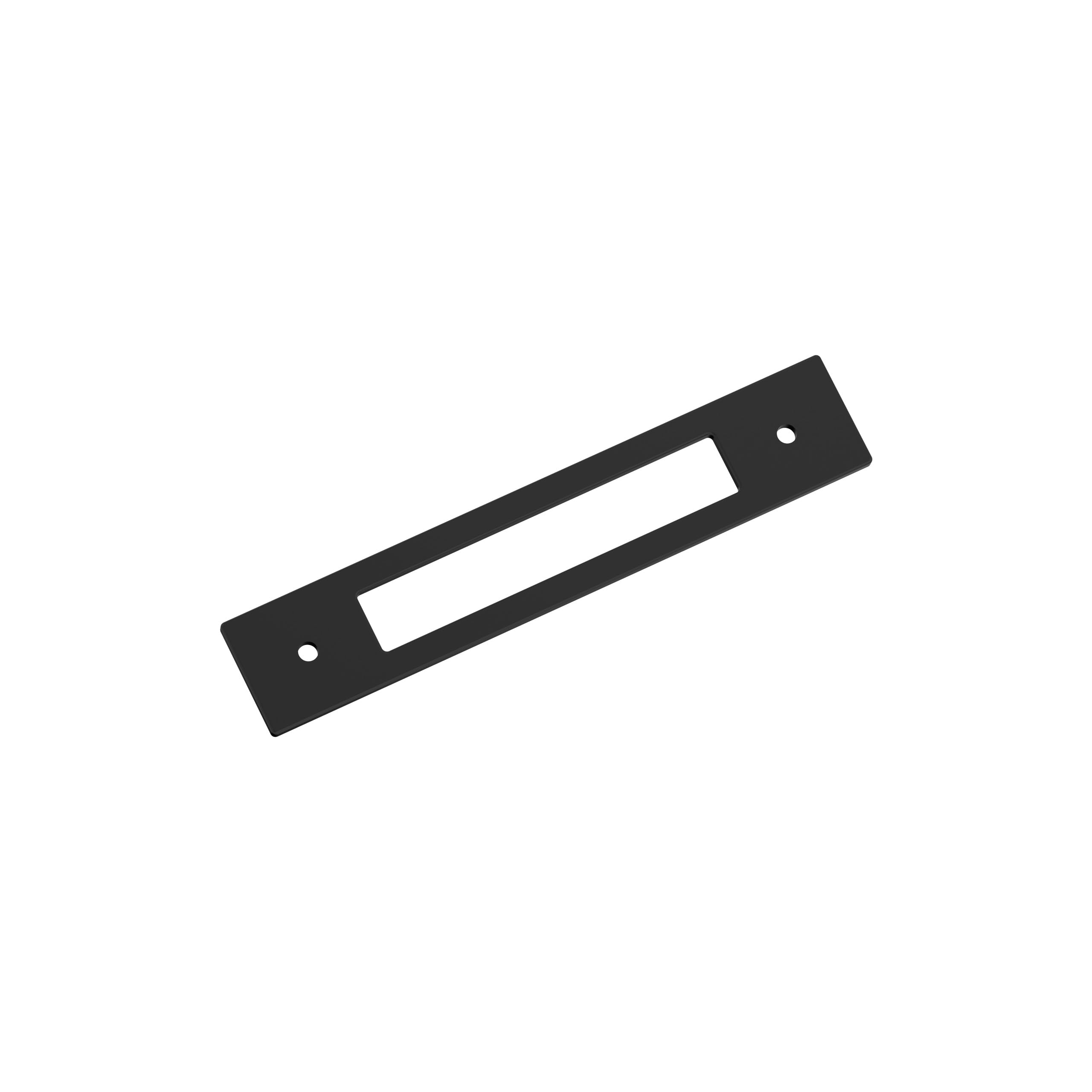 Amerock Medora 5-1/16" Matte Black Backplate