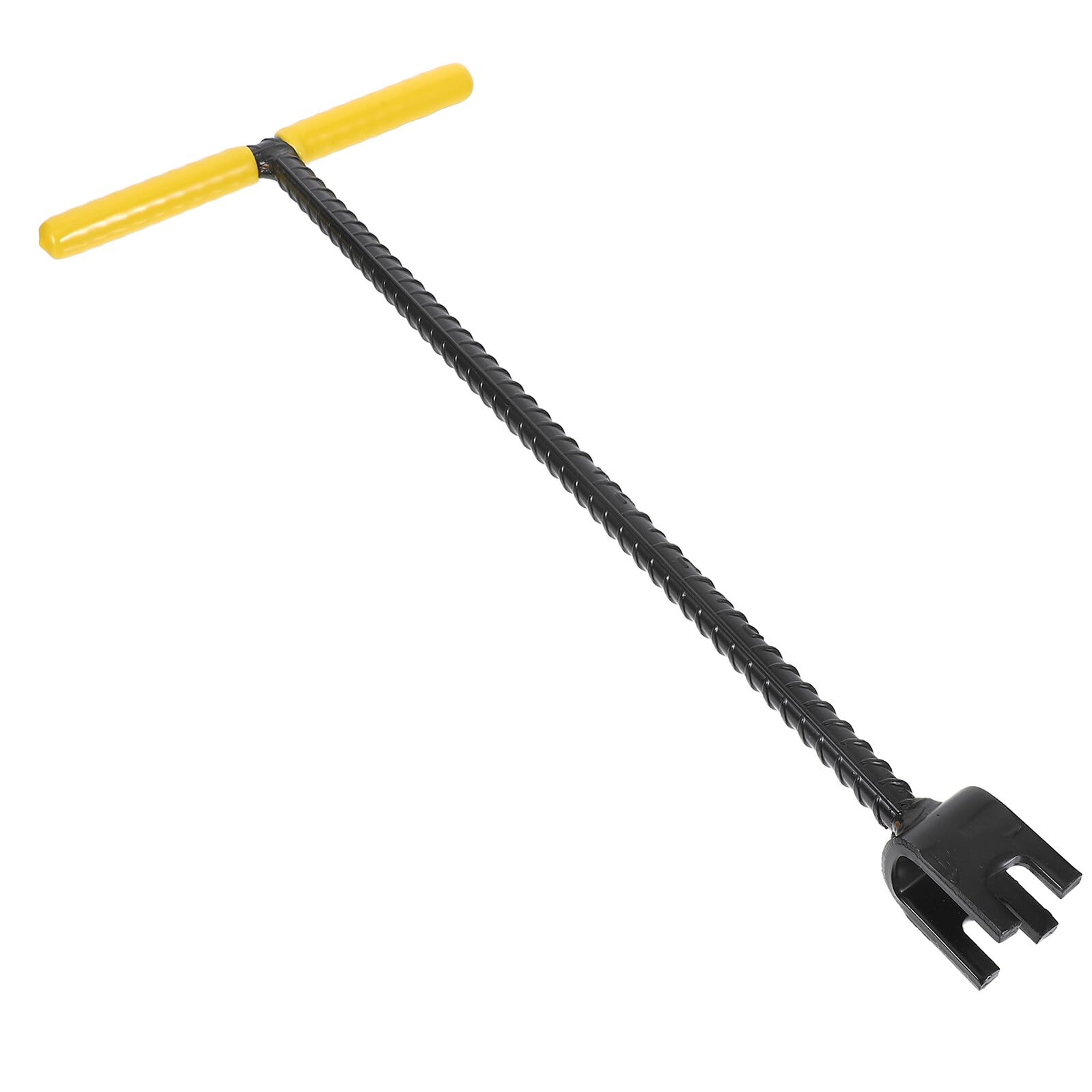 Llave para Válvula de Agua 17 Pulgadas con Mango T Herramienta Multifuncional de Acero Inoxidable Amarilla Cierre Rápido de Medidores y Válvulas para Plomería Doméstica