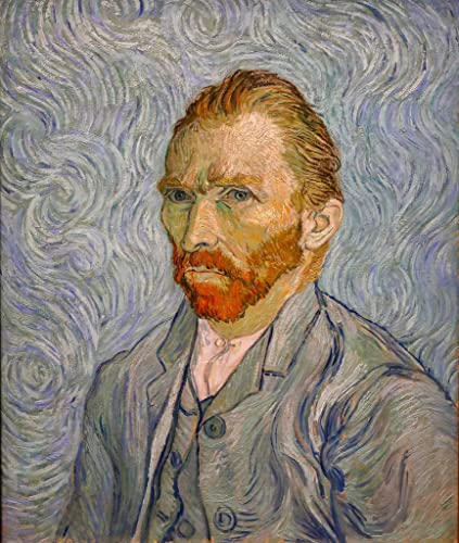 Peinture sur toile portrait Van Gogh 60x90cm, impression haute définition nordique