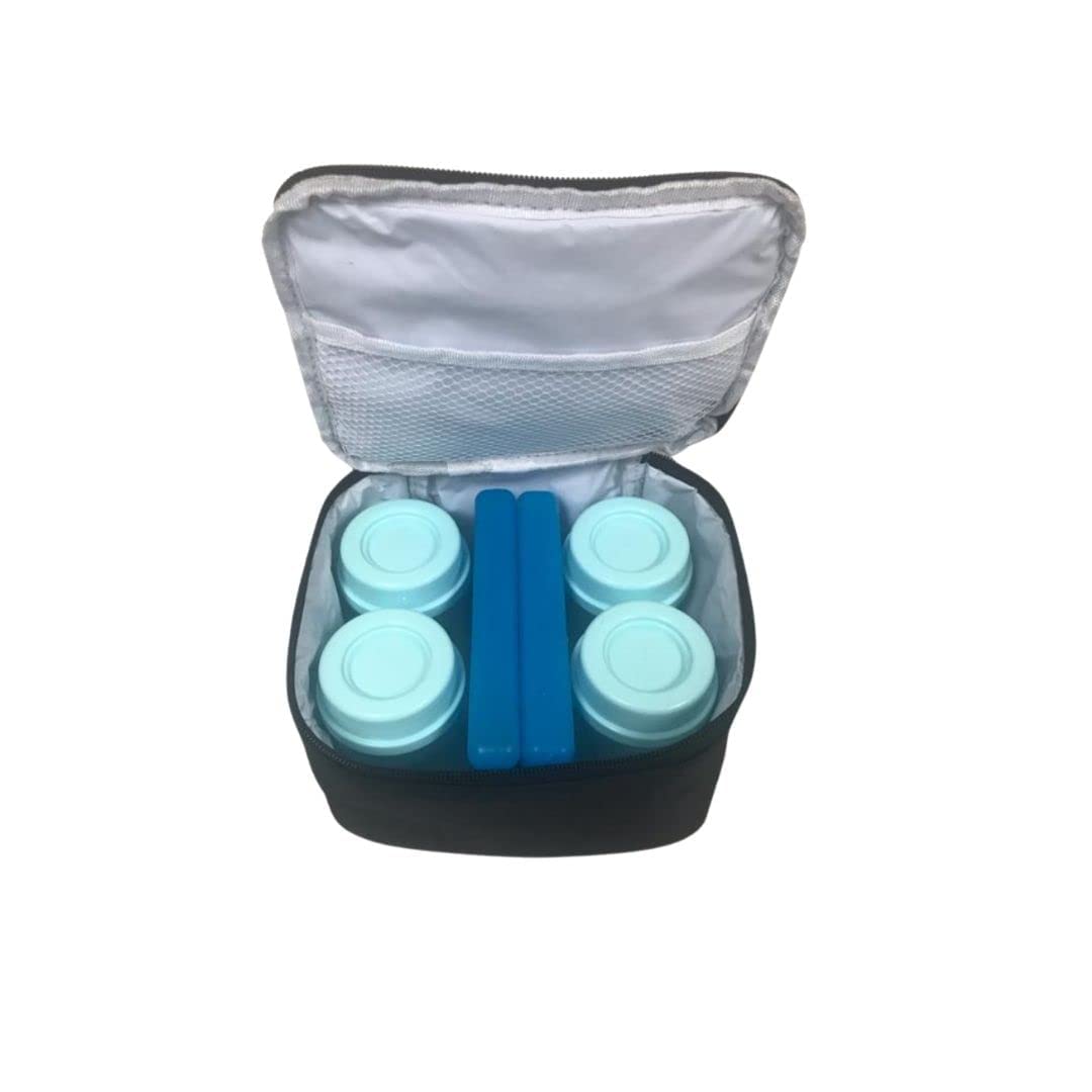 Zomee Breastmilk Baby Bottle Cooler Travel Bag Insulated to Keep Milk Cold
