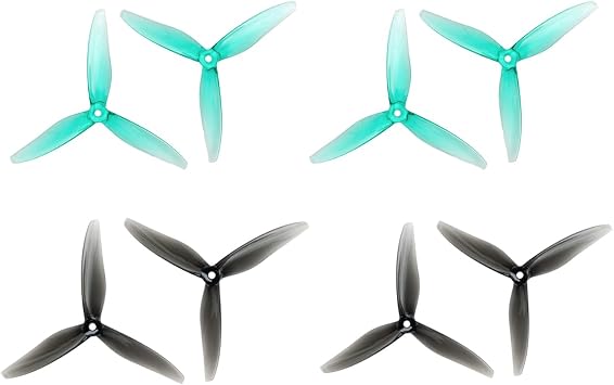 Gemfan Hurricane 6045 6inch 3-Blade Propeller Compatible 2506-2806.5KV Brushless Motor for FPV Drone 8pcs 4CW 4CCW