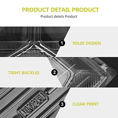 Hemoton 50 stks Sandwich Verpakking Dozen Plastic Sandwich Case Sandwich Driehoek Dozen Driehoekige Bakken Verpakking… - Image 5