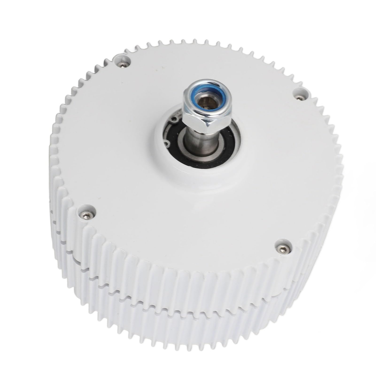 FTVOGUE Alternatore a Magneti Permanenti CA Trifase 24 V, Generatore a Magneti Permanenti in Lega di Alluminio 300 W, Design Sincrono a Doppio Asse per Turbine Eoliche Verticali o Orizzontali (300W)