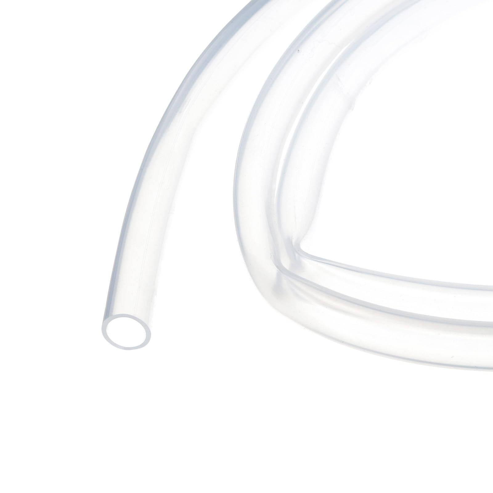 1m(3.3ft) 8mm(5/16") ID x 10mm(3/8") OD Silicone Tubing Clear Industrial Plastic Tubing Pure Silicone Hoses for Pump Siphoning Draining Irrigation Brewing