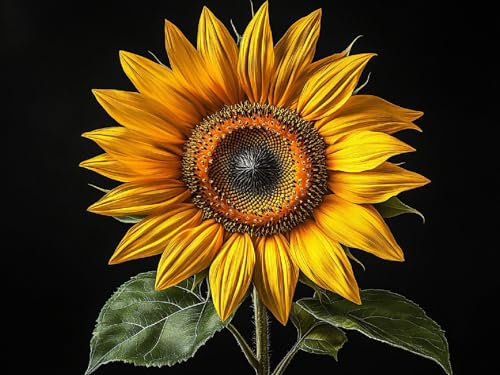 Diamond Painting Tournesol 70x90cm pour Enfant et Adulte