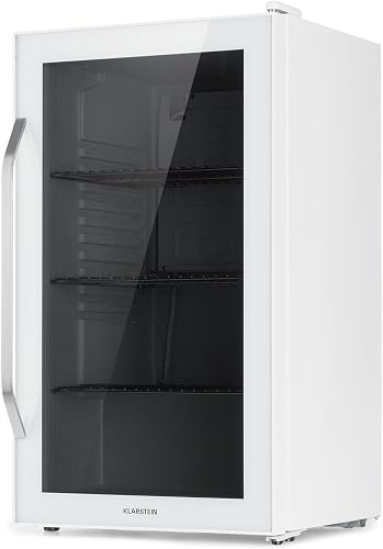 KLARSTEIN Beer Fridge, Glass Mini Fridge for Bedrooms, Fo…