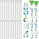 Baderke 62 Pcs Includes 20 Tube for Women 40 Reusable Wrappers 2 Silicone Funnels