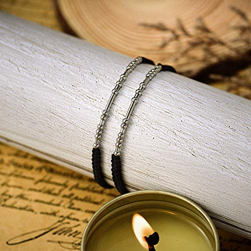 Shonyin Fxxx Off Morse Code Bracelets friendship Matching Adjustable Bracelet Set Dainty Funny Jewelry Gifts for Men Women Best Friendship 1-2 Pcs3