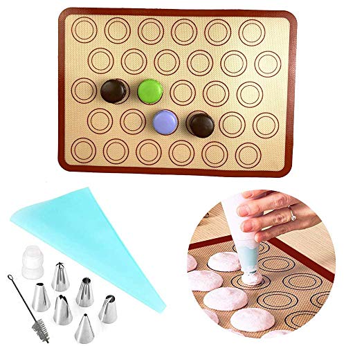 Half Sheet Silicone Liner,KEYI Non-stick Silicone Macaron Baking Mat Set for Baking Pans, Kitchen?Dining & Bar HotSales