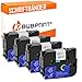 Produktbild Bubprint 4 Schriftbänder kompatibel für Brother TZE-251 TZE 251 für P-Touch 2430PC 2730VP 3600 9500PC 9700PC D600VP D800W E500VP H500 P700 P750W 24MM