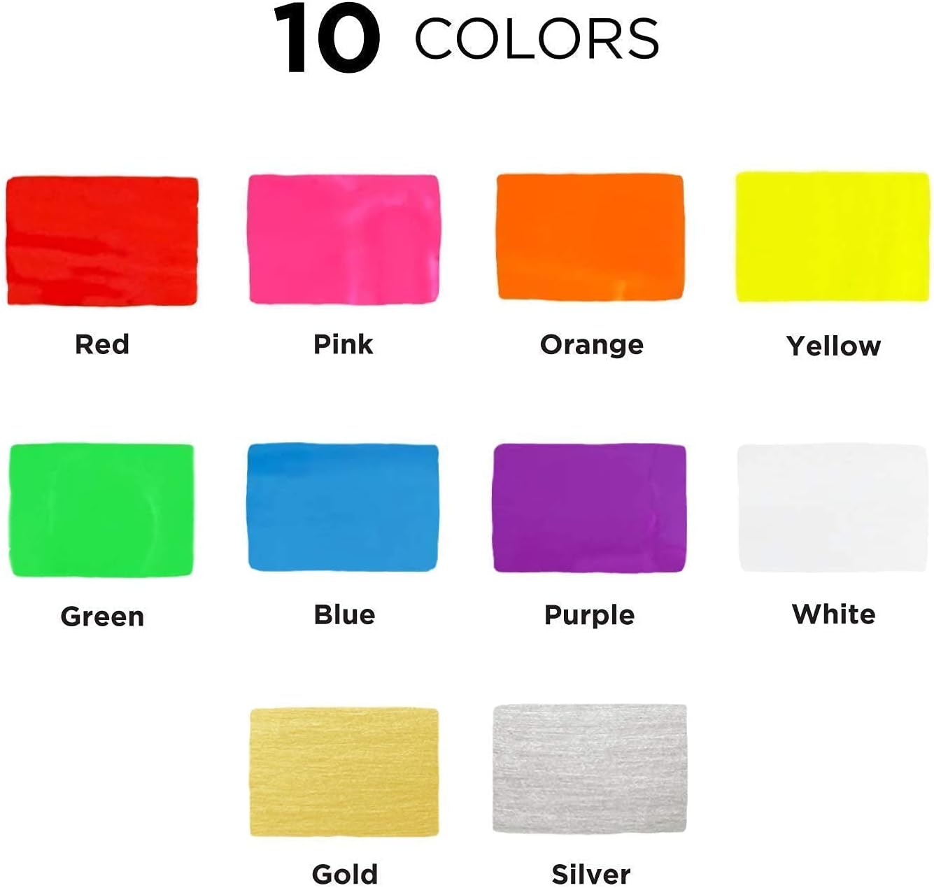 8 Neon 15mm + 10 Chalk Markers with Gold & Silver - Value Chalk Bundle