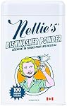 Nellie's Poudre de lave-vaisselle - 100 Charger - Détergent pour lave-vaisselle à base de plantes - Septic Safe, sans parfum - Pénétrat facilement la graisse & Particules alimentaires - Sans phosphate - (Fabriquée au Canada)-- Basée sur des plantes, sans phosphate & Septic-Safe, HE Compatible, Fabriqué en