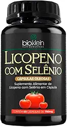 Licopeno de Tomate com Selênio - Suplemento Antioxidante 60 Cápsulas Oleosas Bioklein