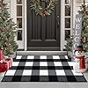 Foneyibuffaloplaidoutdoorrug24x36checkeredfrontdoormatnonslipabsorbententrywayrugdoormatindoorwashableoutdoorrugsforlayereddoormatsfrontporchfarmhouseblackandwhite  Urban Country Home Decor Foneyi buffalo plaid outdoor rug 24×36 checkered front door mat non slip absorbent entryway rug doormat indoor washable outdoor rugs for layered door mats front porchfarmhouse black and white  urban country home decor