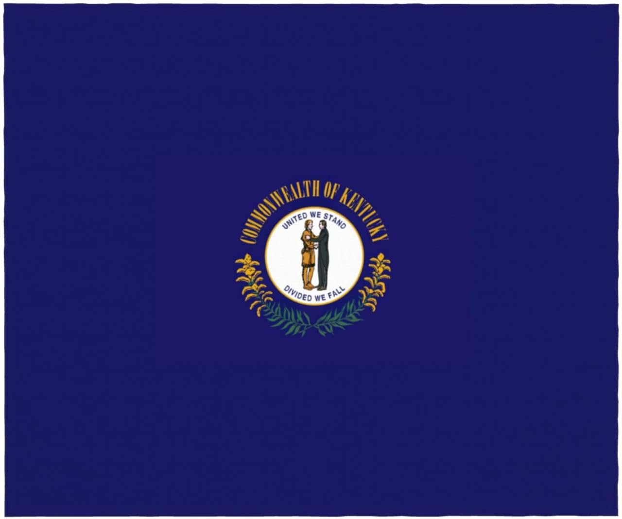Kentucky State Flag Print Cozy Soft Blankets Warm 50x60 in Lightweight Blanket for Camping Travel
