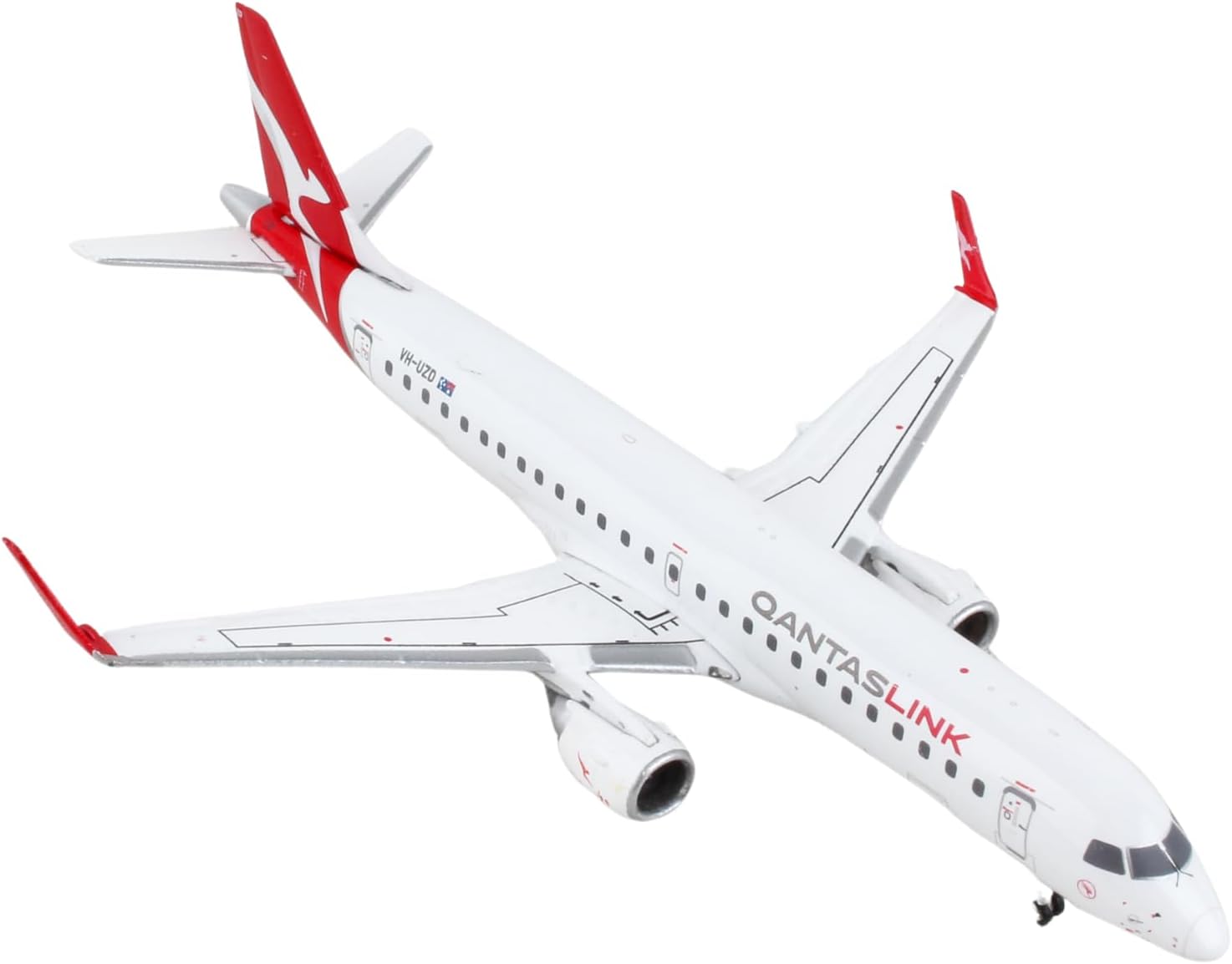 GJQFA2082 QantasLink Embraer 190AR VH-UZD; Scale 1:400