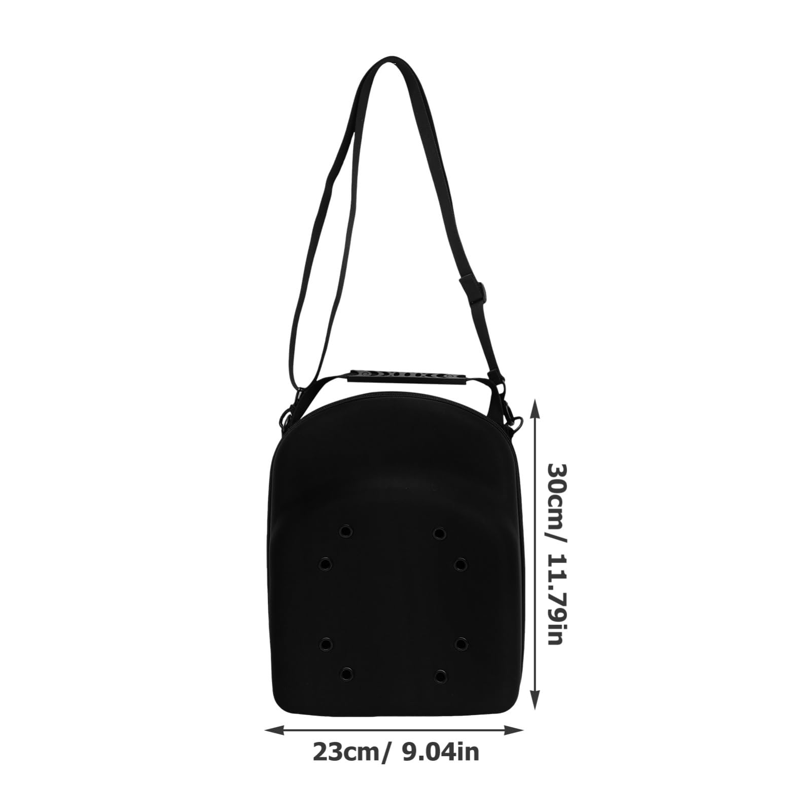 Porta Cappelli da Viaggio in Eva Nero per Cappelli da Baseball Design Pratico e Protettivo, Custodia Compatta e Leggera per Viaggi e Spostamenti