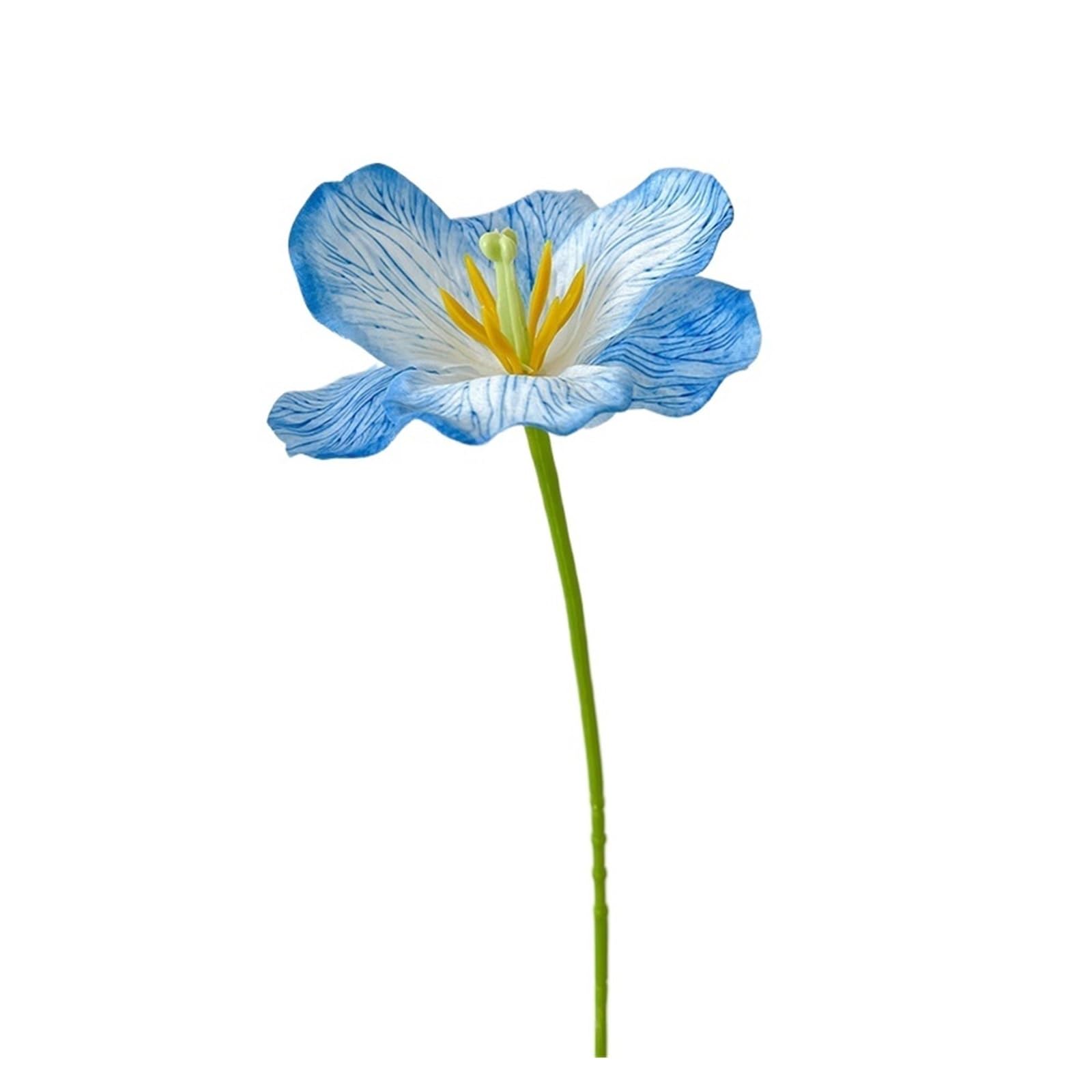 Casetlong 1/3Pcs Artificial Flowers 50CM Fake Flower For Home Decor Garden Wedding Decorations Ornaments Arrangement Accessory(Light Blue,3Pcs)