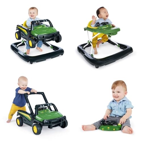 Bright Starts, John Deere 4 en 1 Gator Green, centro de actividades para bebés y andador con volante interactivo extraíble, a partir de 6 meses - imagen 9