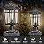 Darkaway Large Outdoor Post Lights Lamp Post Light Fixture, 17inch Waterproof Aluminum Post Lamp with Glass, Fence Post Deck Lighting for Garden, Patio, Pathway (Large?Black)