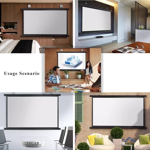 Pantalla de proyección manual de 72 pulgadas 4:3 miniatura 7