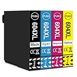 Tinta 604XL XP 2200 XP 3200 XP 2205 XP 4200 WF-2910DWF WF-2950DWF para Epson 604 XL Cartucho para Epson Tinta XP2200 XP4200 XP 3205 XP 4205 Workforce WF-2935DWF WF-2930DWF WF-2910 WF-2930 WF2910 DWF