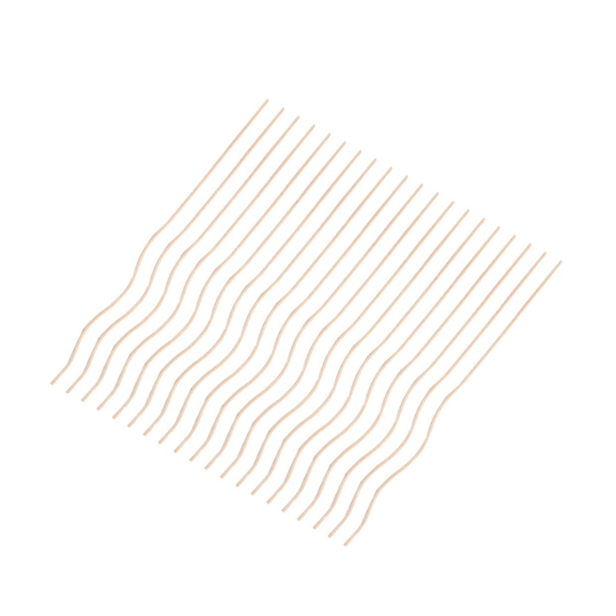 PRETYZOOM 20pcs Rattan Diffuser Sticks Essential Oil Diffuser Sticks Wavy for Aromatherapy for Home